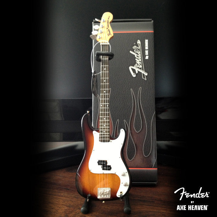 Officially Licensed Miniature Classic Sunburst Fender™ Precision Bass™ Guitar