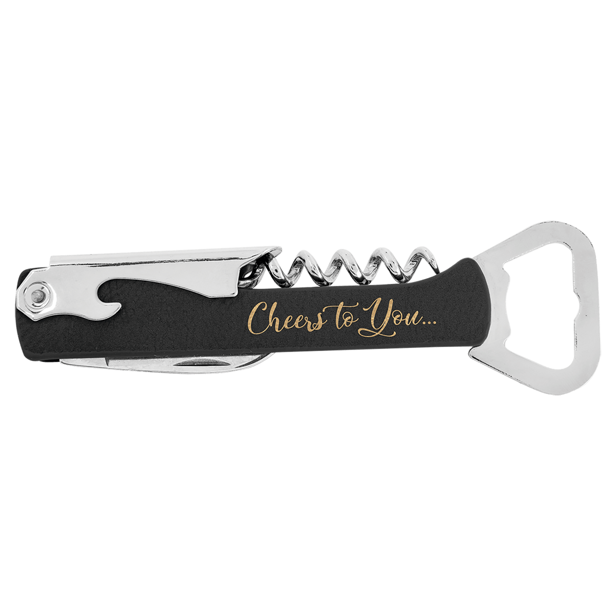 Leatherette Wine Bottle Opener