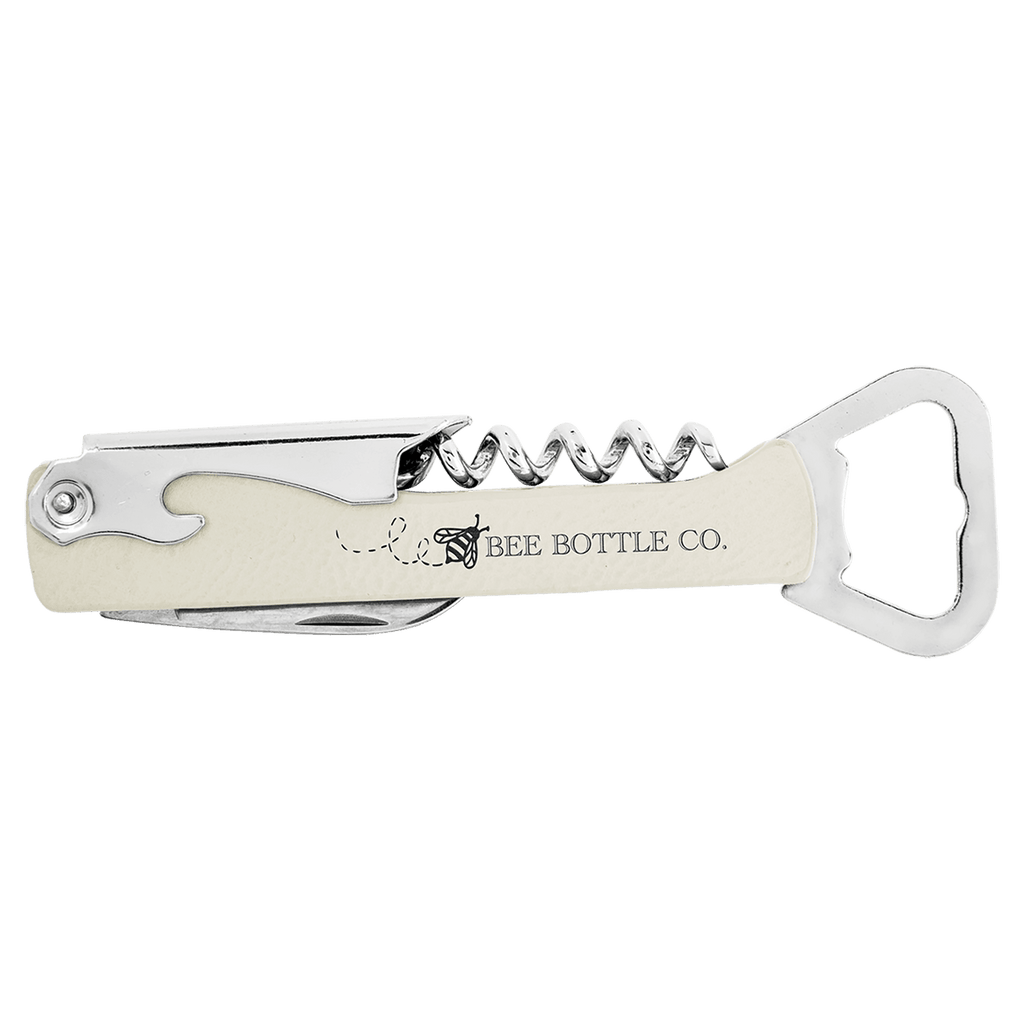 Leatherette Wine Bottle Opener