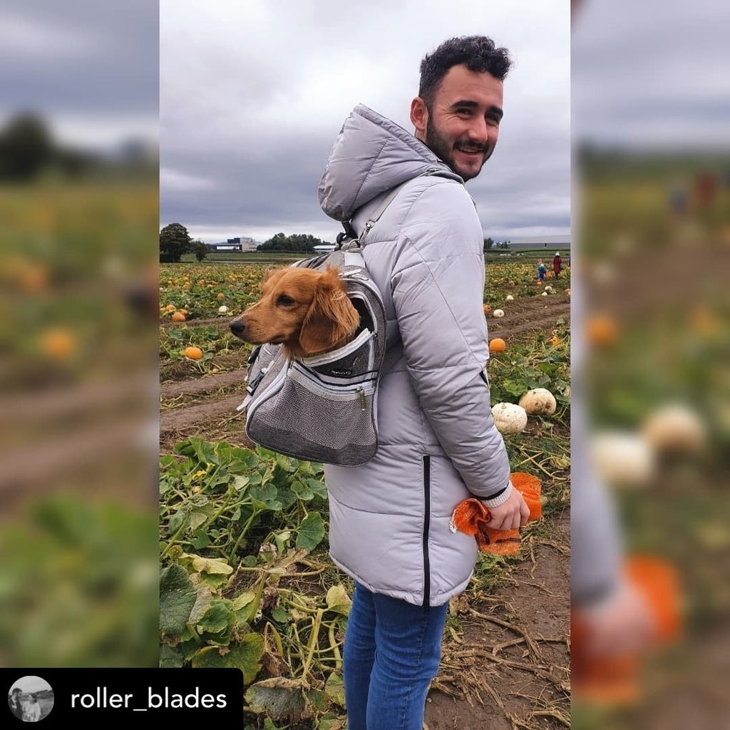 Mr. Peanut's Monterey Series Airline Compliant Horizontal Backpack Pet Carrier