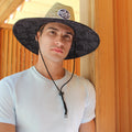 Dark Palms Straw Hat