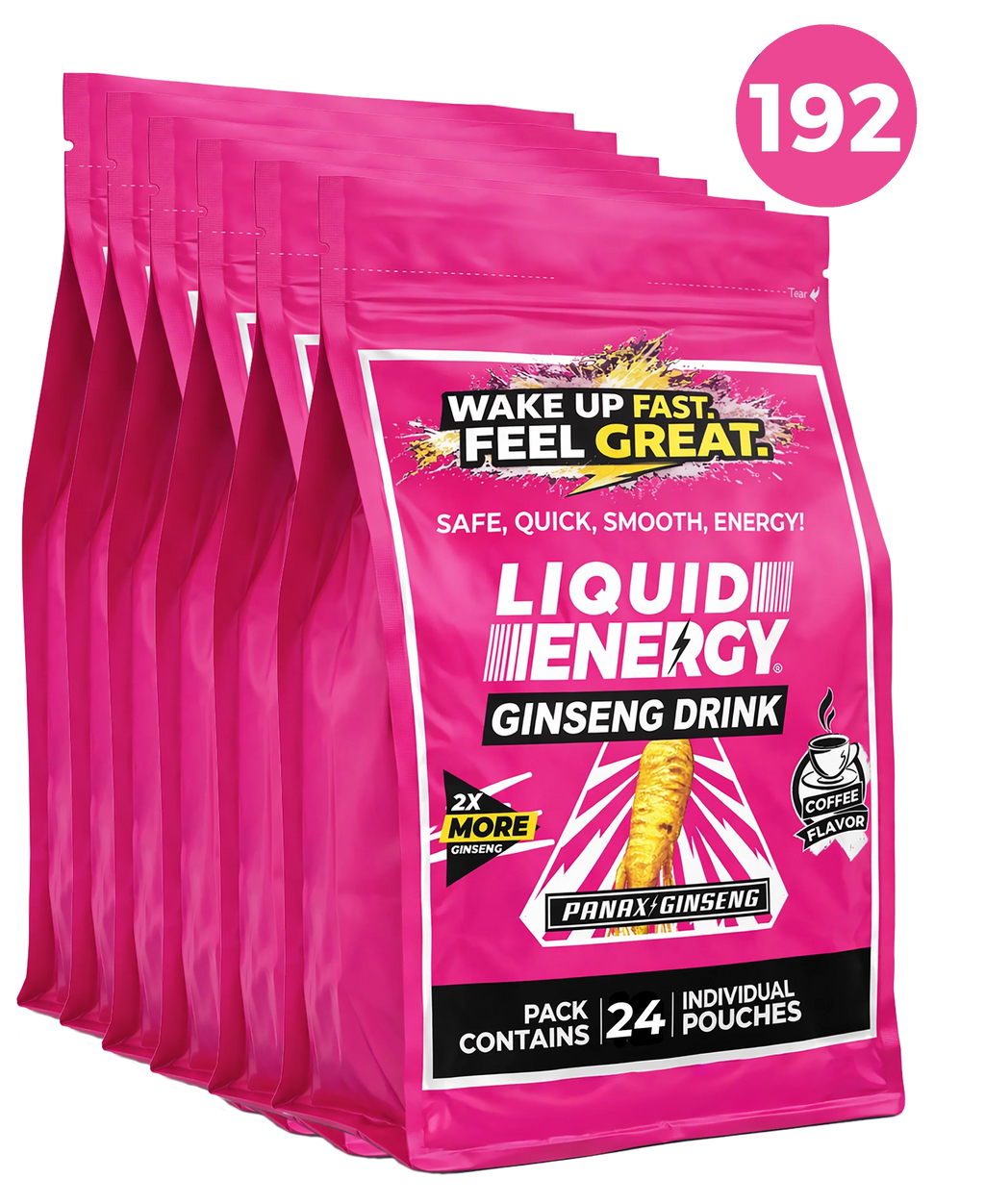 Liquid Energy Ginseng Drink Original Coffee