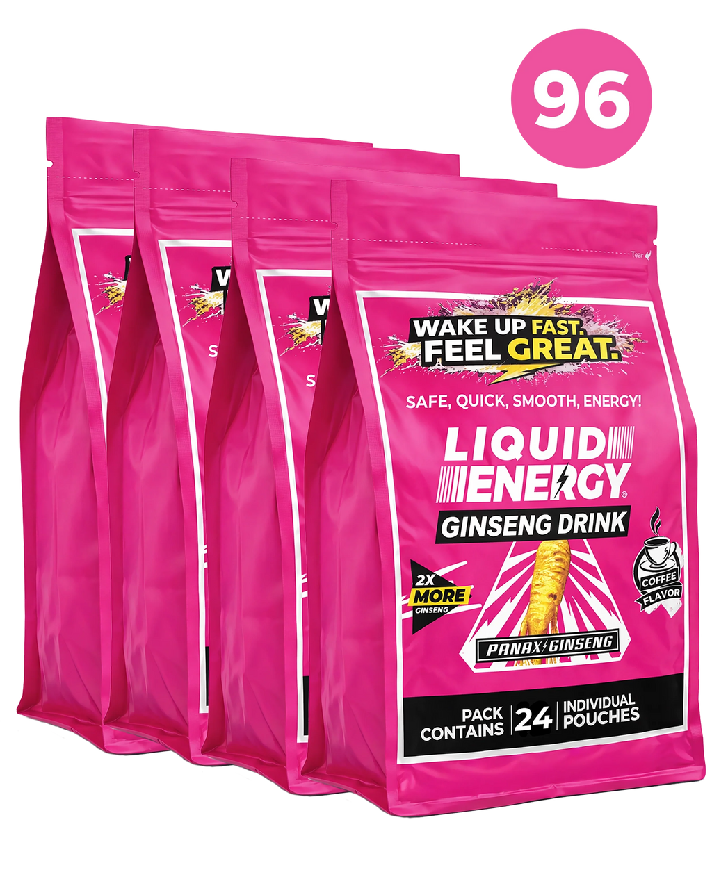 Liquid Energy Ginseng Drink Original Coffee
