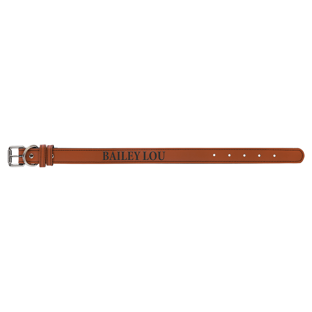 Small Leatherette Dog Collar