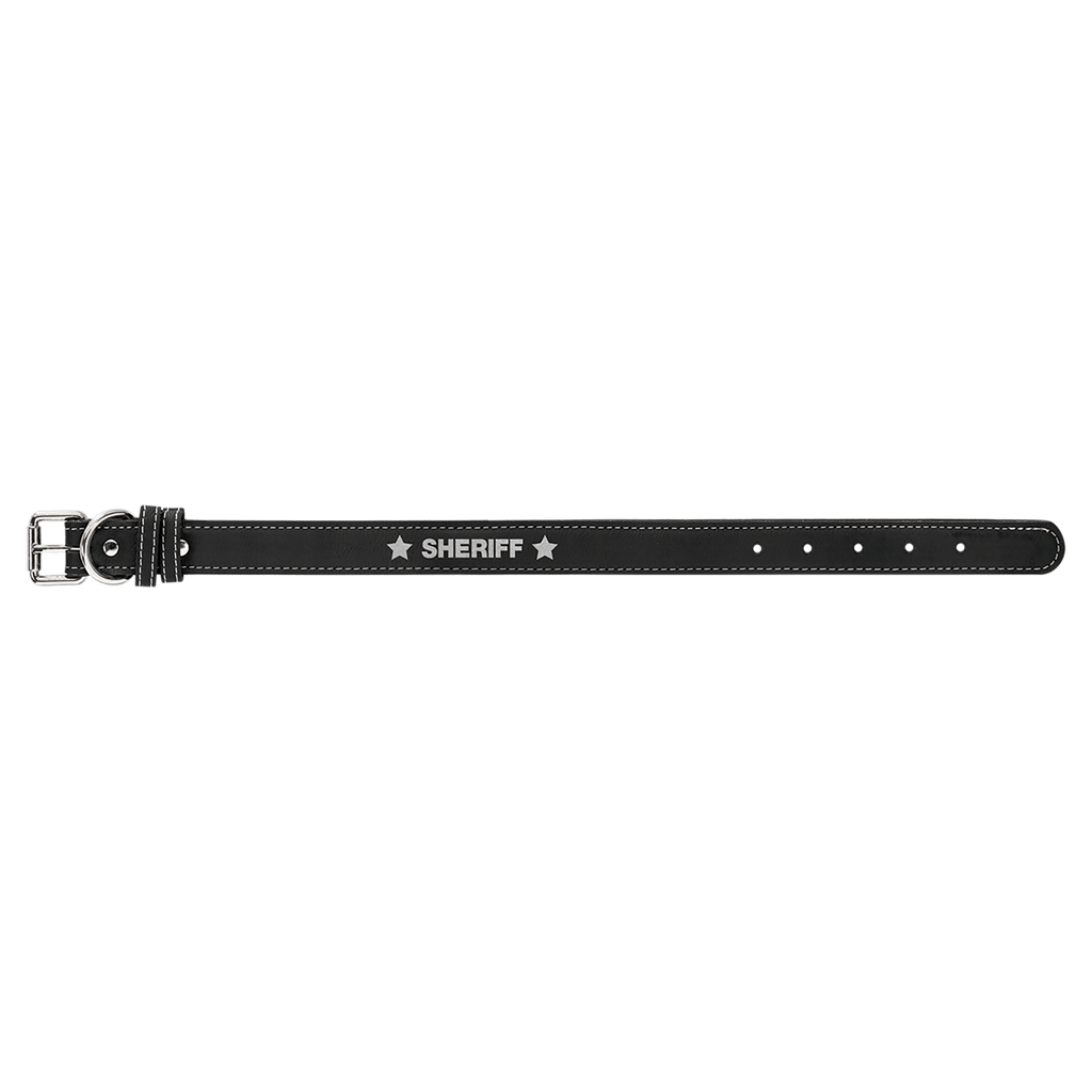 Small Leatherette Dog Collar