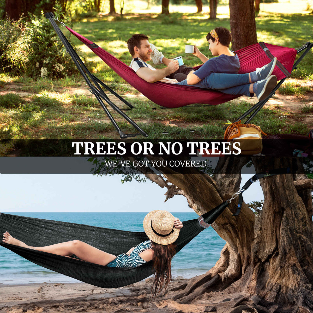 Tranquillo Comfort Set Original Hammock Stand for Ultimate Relaxation