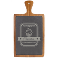 Acacia Wood with Slate Cutting Board