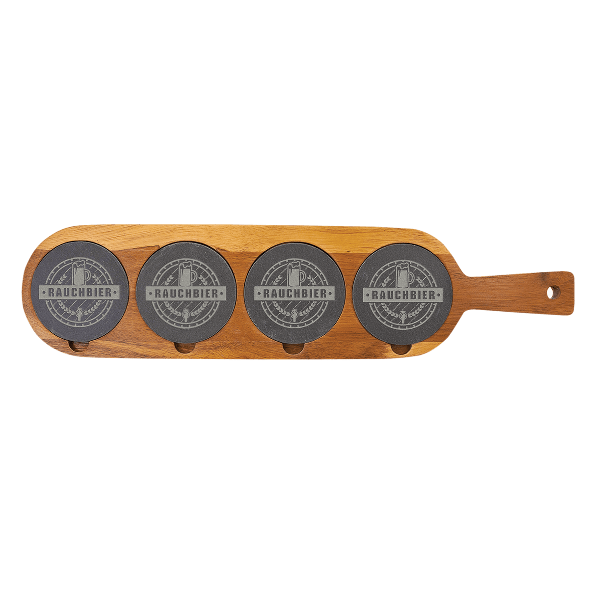 Acacia Wood with Slate Cutting Board