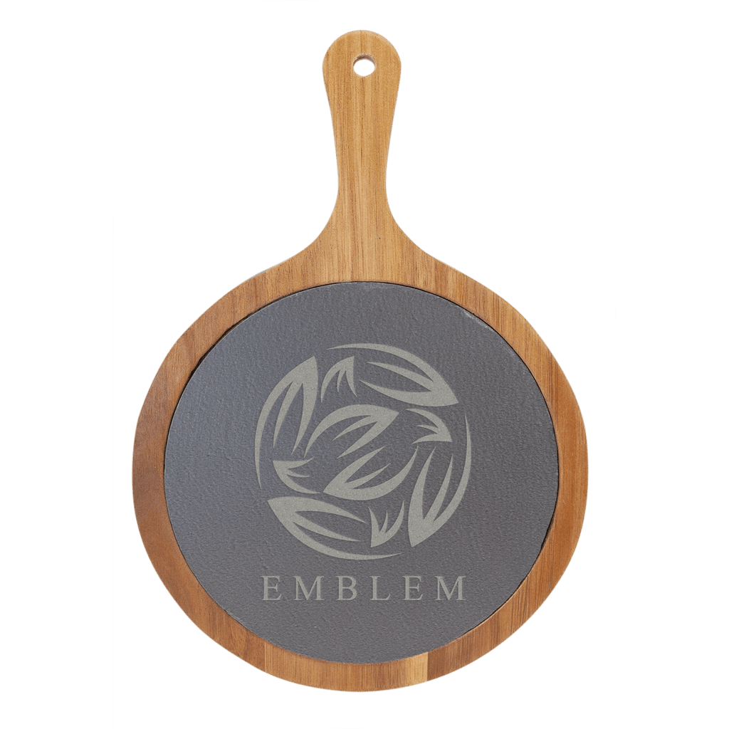 Acacia Wood with Slate Cutting Board