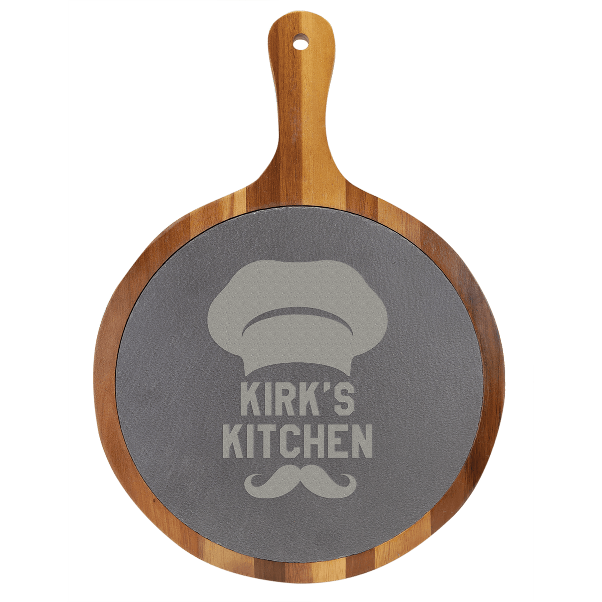 Acacia Wood with Slate Cutting Board