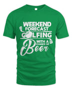 Cute Golf Beer Weekend Forecast Golfing With A Chance of Beer Golf Golfers