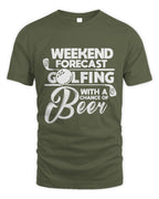 Cute Golf Beer Weekend Forecast Golfing With A Chance of Beer Golf Golfers