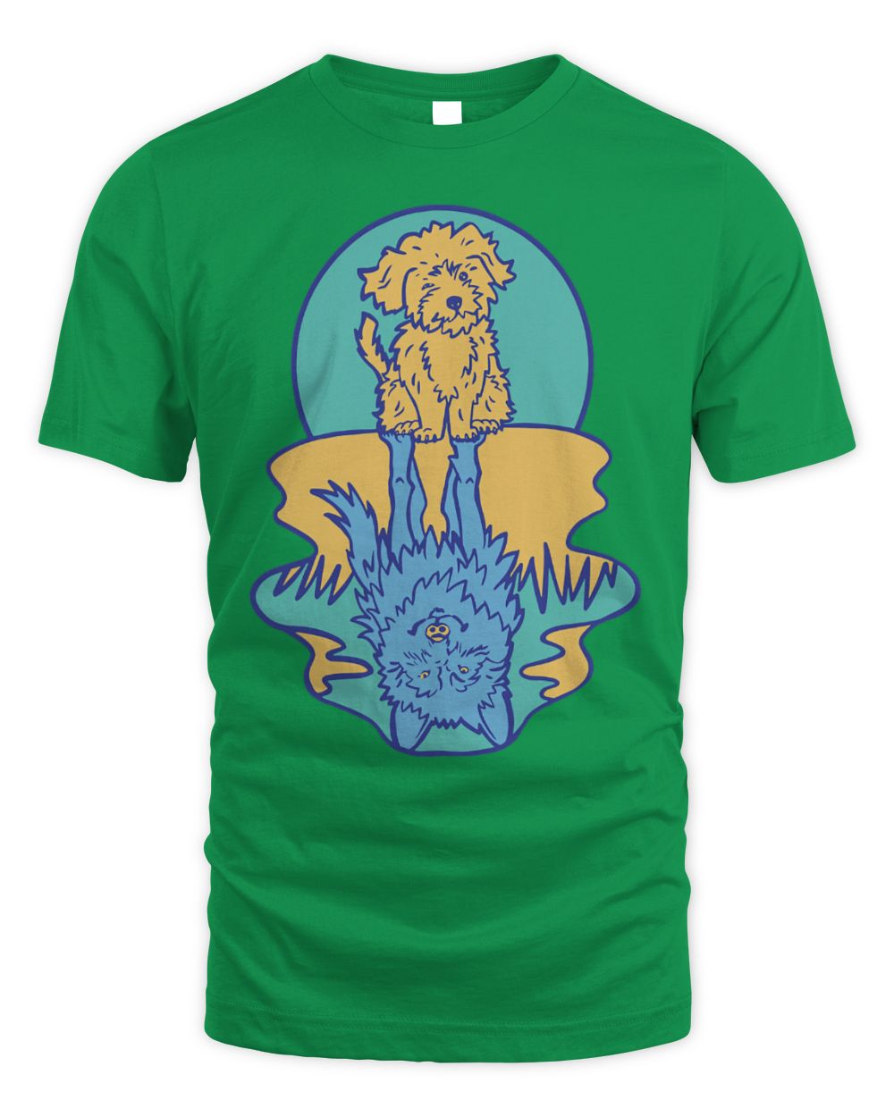 Cute Wolf Cute Dog Wolf Reflection Water Reflection Dogs