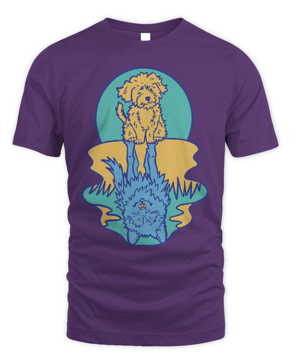 Cute Wolf Cute Dog Wolf Reflection Water Reflection Dogs