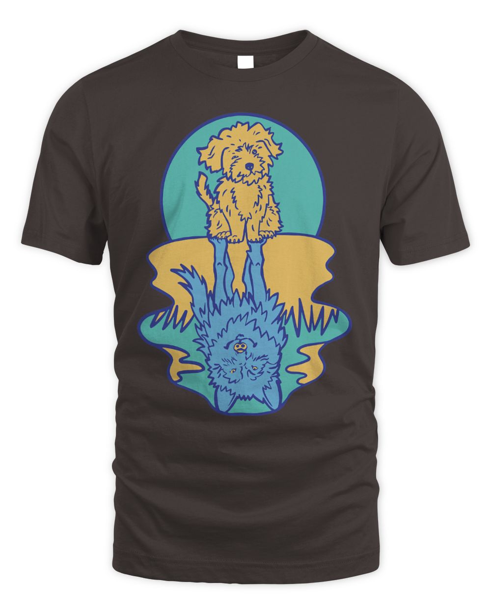 Cute Wolf Cute Dog Wolf Reflection Water Reflection Dogs
