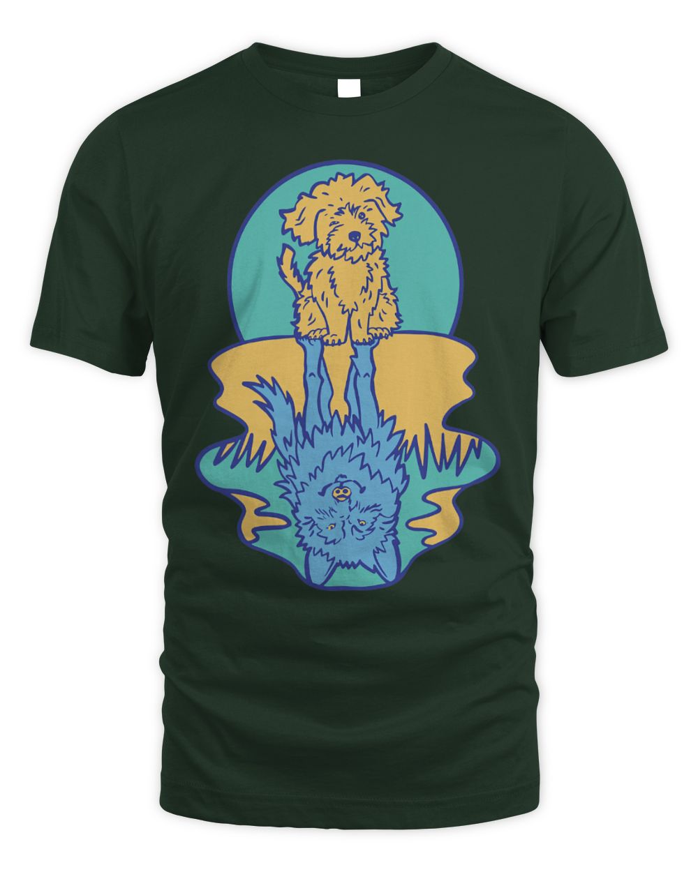 Cute Wolf Cute Dog Wolf Reflection Water Reflection Dogs