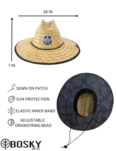 Patriot Bald Eagle Straw Hat