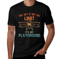 Funny Pilot Design For Men Women Aviation Airplane Pilot  Tagless Design T-Shirt