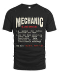 Cute Mechanic Motocross Biker Mens Mechanic Fathers Day Motor Expert Technology Bolts Lover