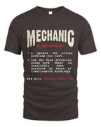 Cute Mechanic Motocross Biker Mens Mechanic Fathers Day Motor Expert Technology Bolts Lover