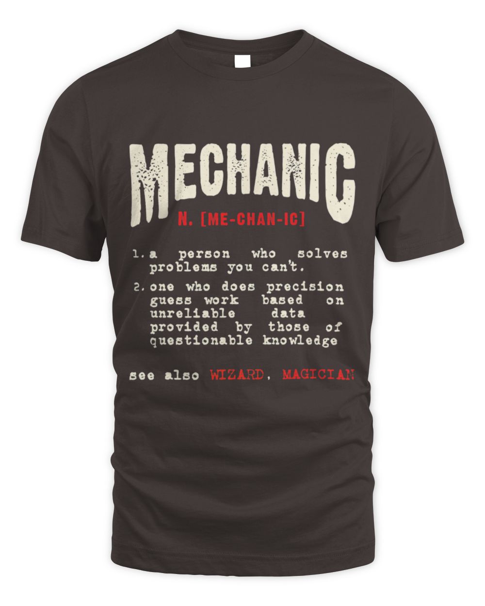 Cute Mechanic Motocross Biker Mens Mechanic Fathers Day Motor Expert Technology Bolts Lover