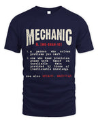 Cute Mechanic Motocross Biker Mens Mechanic Fathers Day Motor Expert Technology Bolts Lover