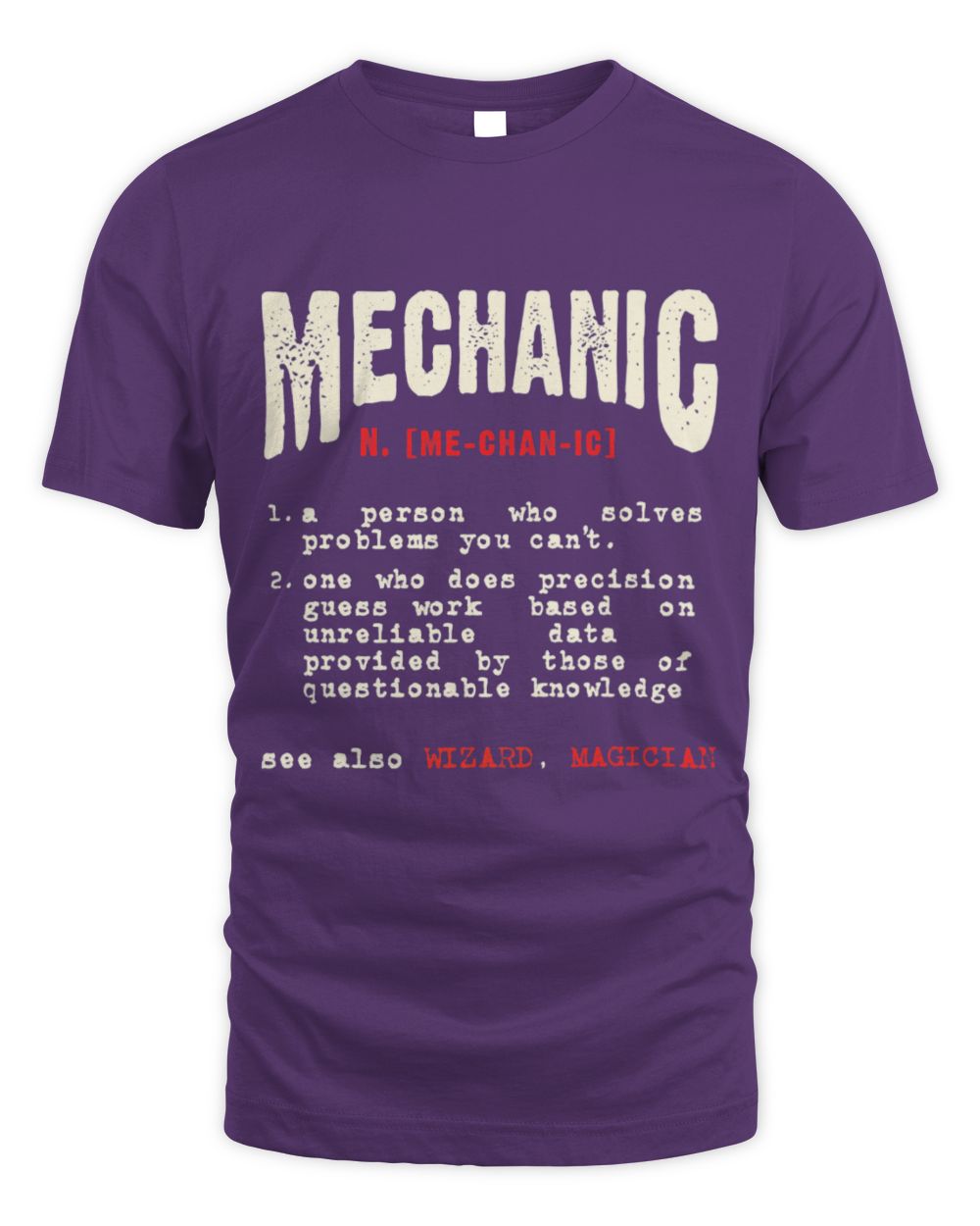 Cute Mechanic Motocross Biker Mens Mechanic Fathers Day Motor Expert Technology Bolts Lover