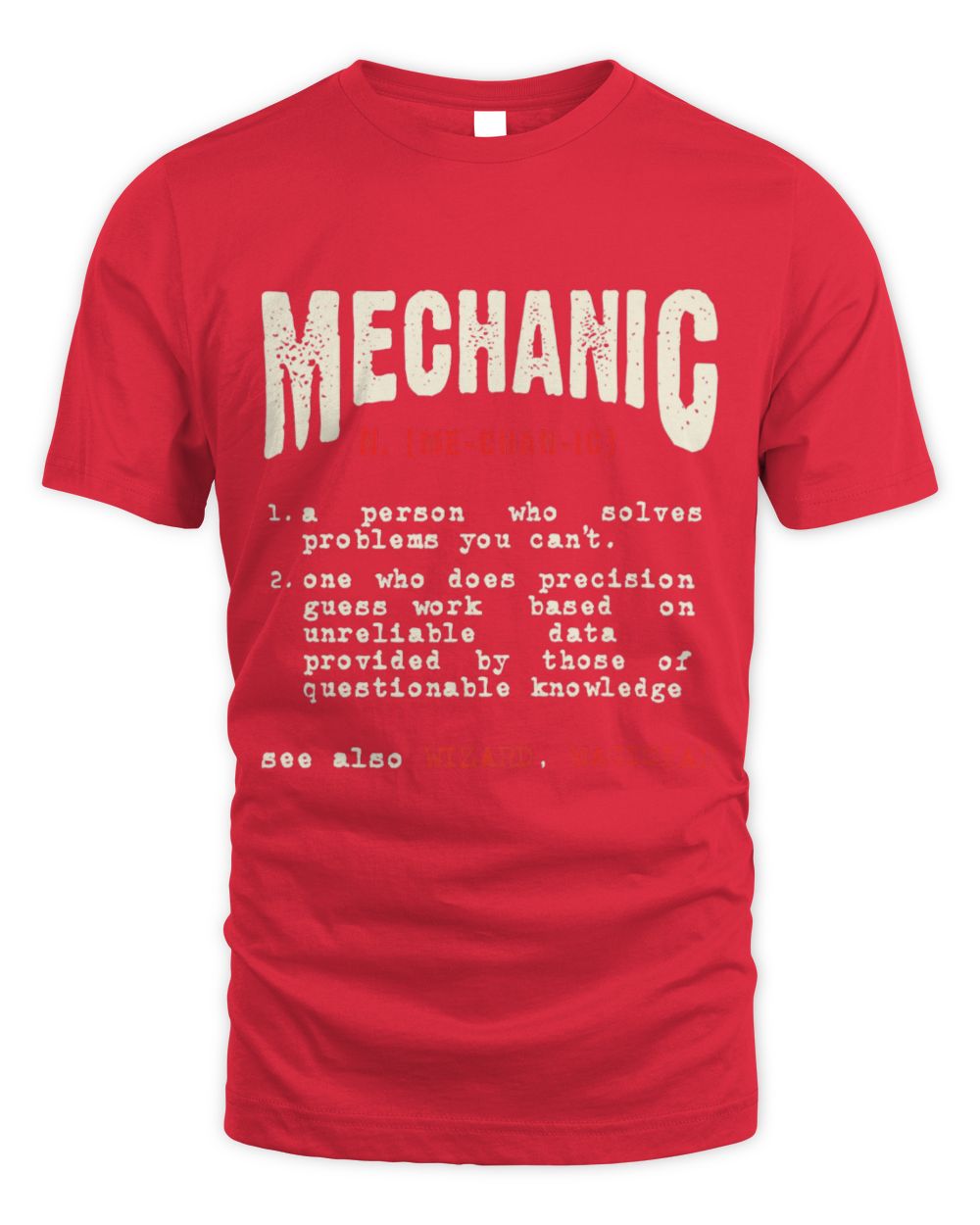 Cute Mechanic Motocross Biker Mens Mechanic Fathers Day Motor Expert Technology Bolts Lover