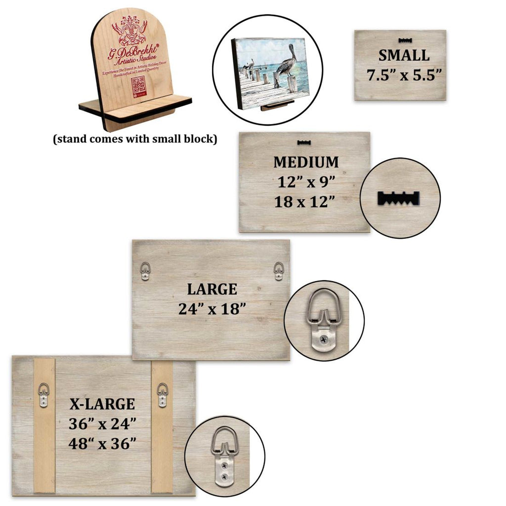 Cardinals Appear When Angels Are Near Wooden Wall Art by D. Gelsinger - Nativity Holiday Decor - 95665B-1616-DG