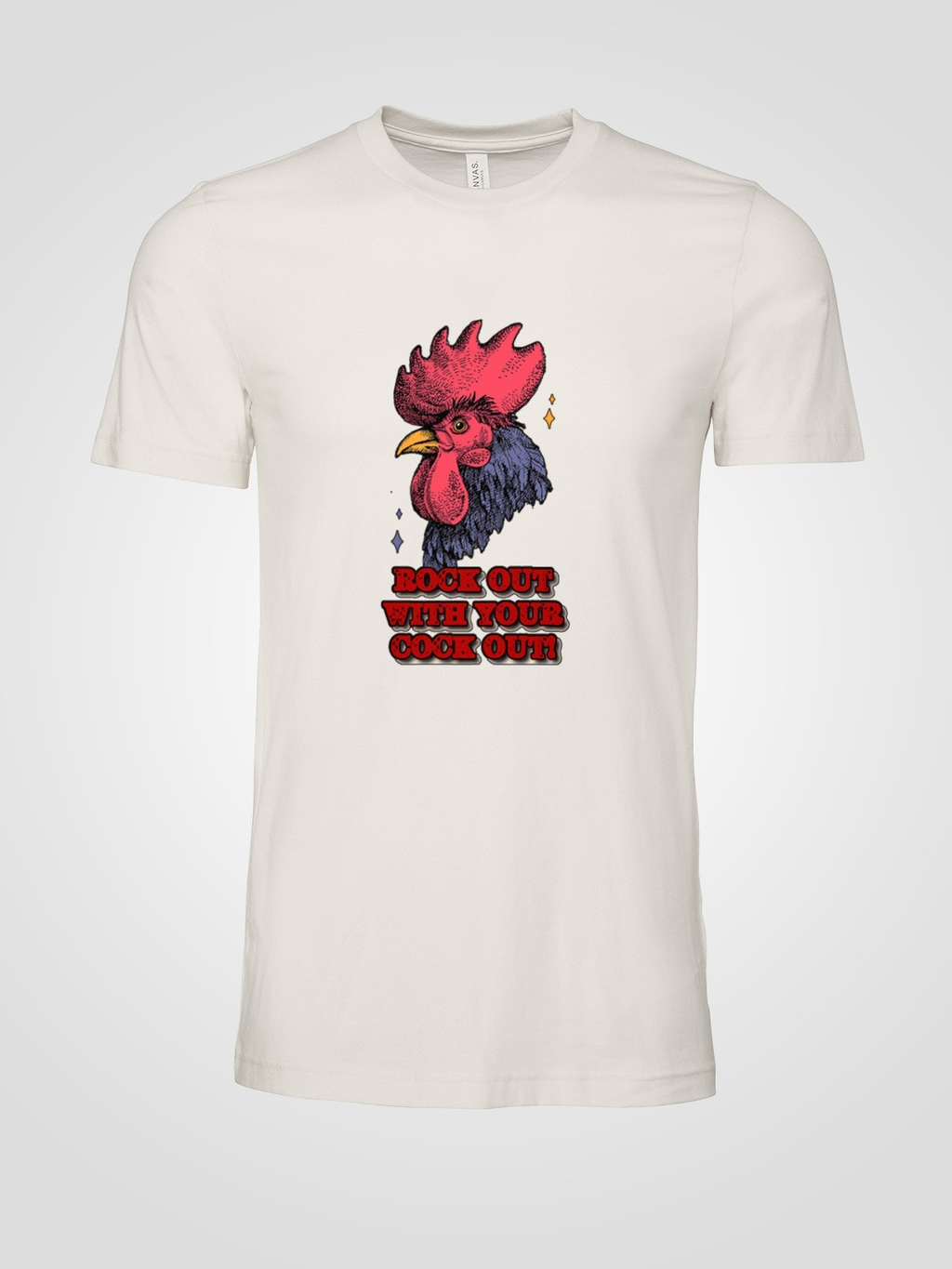 Rock Out With Your Cock Out Rooster Mens T Shirt