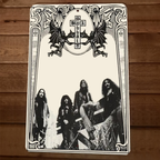 On the Fence Black Sabbath 8x12 Metal Wall Sign