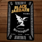 Black Sabbath The End Birmingham cover art 8x12 Metal Wall Sign