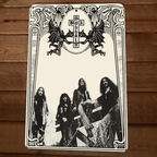 On the Fence Black Sabbath 8x12 Metal Wall Sign