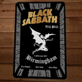 Black Sabbath The End Birmingham cover art 8x12 Metal Wall Sign