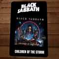 Children of the Storm Black Sabbath 8x12 Metal Wall Sign