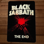Black Sabbath The End cover art 8x12 Metal Wall Sign